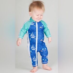 Swimzip full body rash guard, size 3t/4t NWT